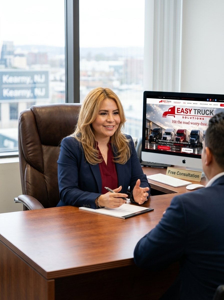 Paso 1: Consulta gratuita con Veronica Quevedo en Easy Truck Solutions