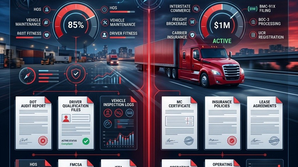 ¿Cuál es la Diferencia Entre el Número USDOT y la Autoridad MC?